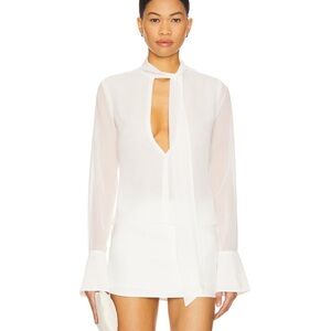 Revolve ALL THE WAYS Pennie top in white